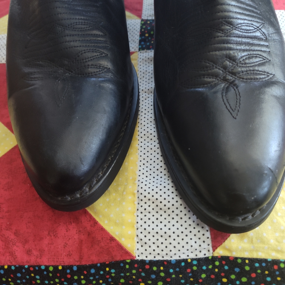 Black Cowboy Boots - Picture 5 of 5